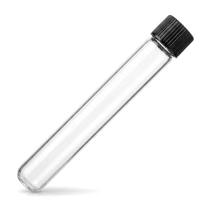 Tubo 13 x 100 mm de Vidrio Borosilicato con Tapa Rosca Bakelita
