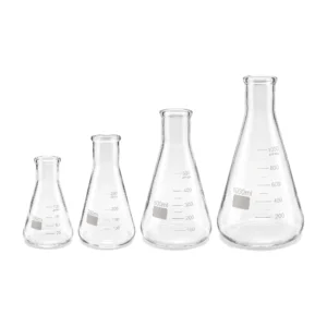 Set Erlenmeyers de Vidrio